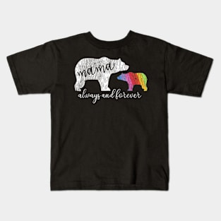 Mama Bear Love Support Pride LGBT Kids T-Shirt